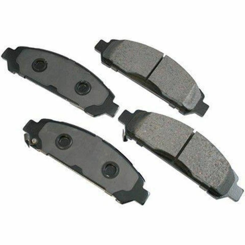 Akebono ACT1401 Proact Ultra Premium Ceramic Disc Brake Pad kit , GREY